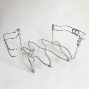 Vintage Metal Folding Expanding Trivet With Handles